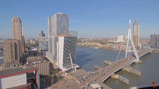 Rotterdam Erasmusbrug webcam