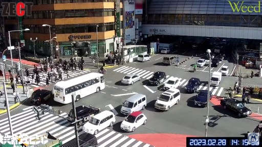 Tokyo Shibuya - Miyamasu-Zaka Webcam