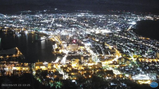 Camara en vivo de la cumbre del Monte Hakodate