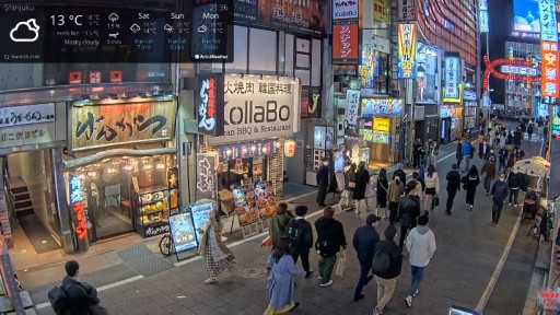 Shinjuku Kabukicho Main Street webcam