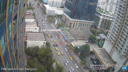 Bangkok Phetchaburi Road webcam