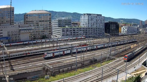 チューリッヒ中央駅のライブカメラ