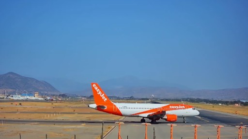 マラガ空港のライブカメラ