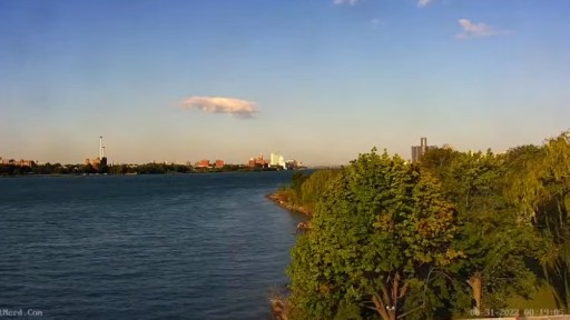 Camara en vivo del rio Detroit