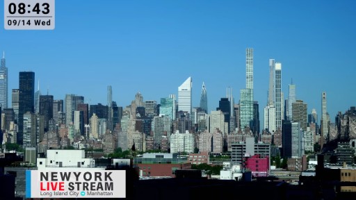 New York Manhattan Skyline webcam