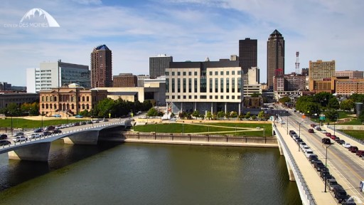 Des Moines Skyline webcam