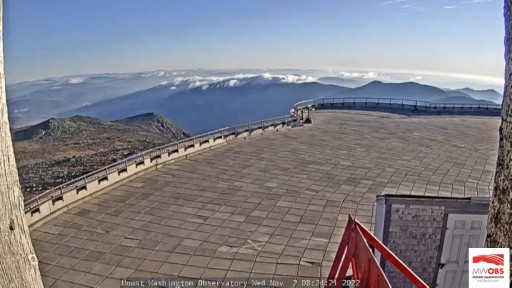 Mount Washington Observatory Deck Webcam from Mount Washington State Park