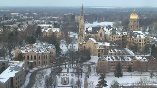 Camara en vivo de la universidad de Notre Dame