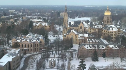 アメリカ ノートルダム大学のライブカメラ