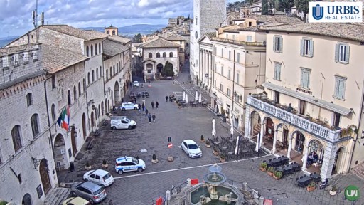 Assisi Piazza del Comune webcam