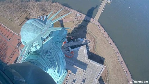 New York City - Statue of Liberty Webcam 3