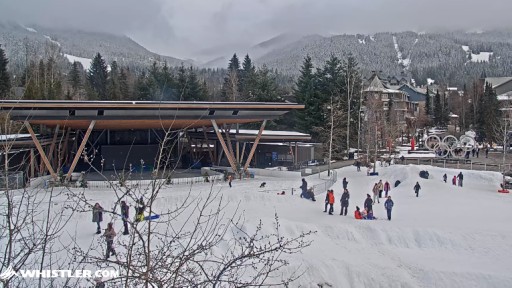 Camara en vivo de whistler Olympic Plaza