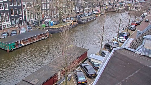 アムステルダム シンゲル運河のライブカメラ
