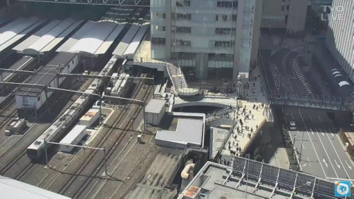 Camara en vivo de la estacion de Osaka