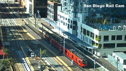 San Diego Santa Fe Depot webcam