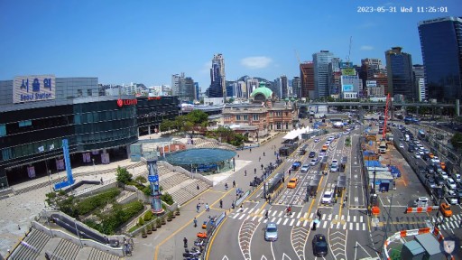 Seul en vivo Plaza de la Estación de Seúl