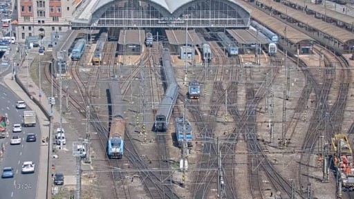 Prague Main Railway Station webcam