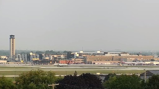 Camara en vivo de aeropuerto Internacional Mitchell de Milwaukee