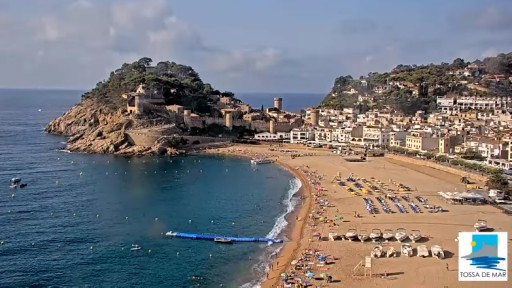 Tossa de Mar Panoramic View webcam