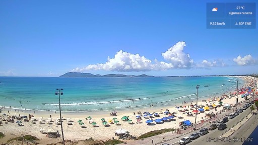 Cabo Frio Praia do Forte webcam