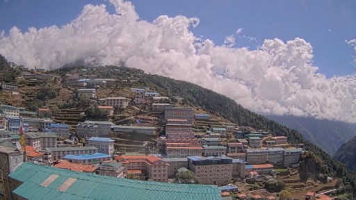 Namche Bazaar en vivo - Paisaje Urbano