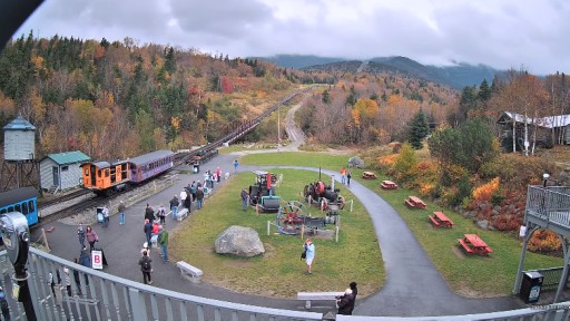 ワシントン山登山鉄道のライブカメラ