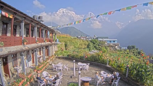 Ghandruk from Hotel Milan webcam