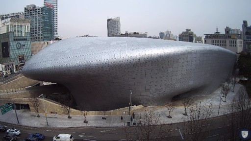 Seul en vivo Plaza de diseño Dongdaemun