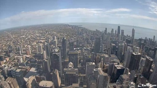 Chicago from the Willis Tower webcam
