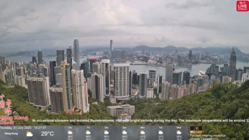 Hong Kong en vivo desde Cumbre Victoria