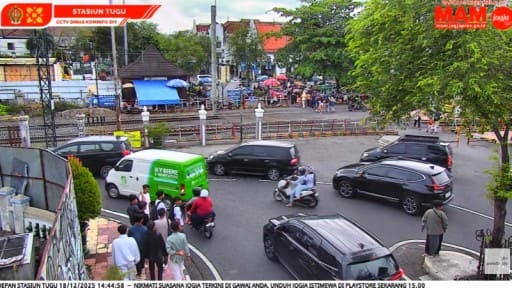 Yogyakarta en vivo Estación Tugu